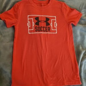 Boys short sleeve under armour tee